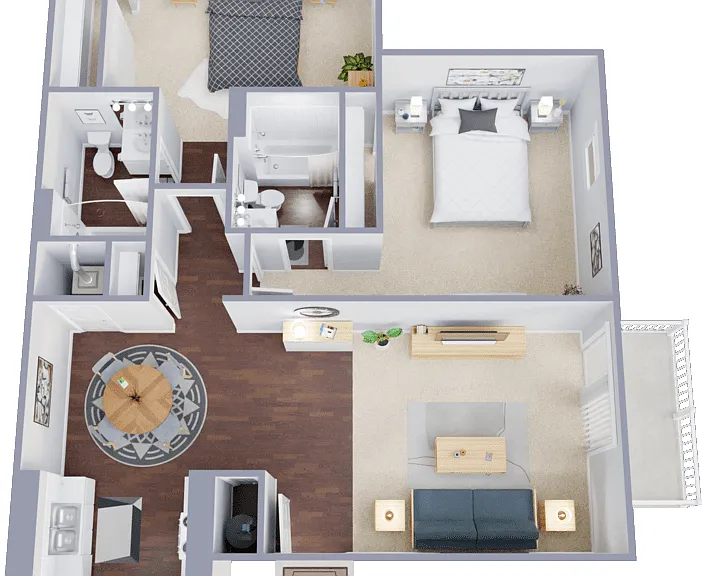 Plan B Floorplan Diagram