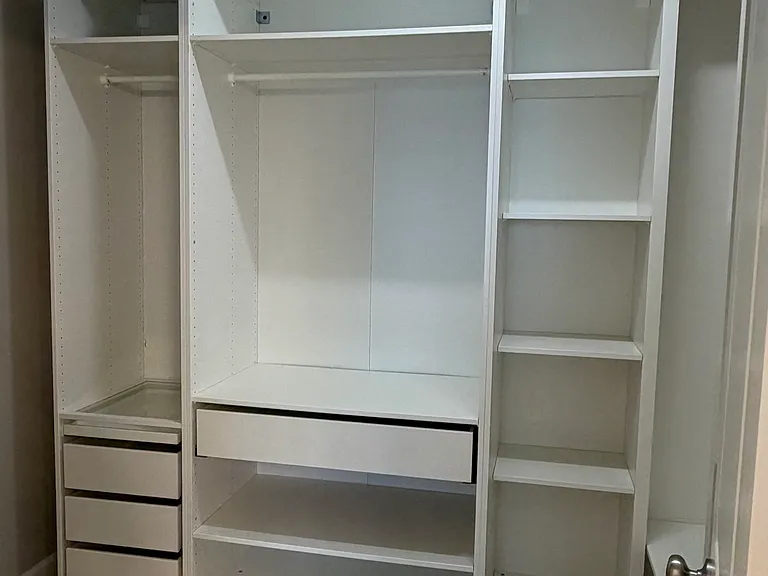 Walk-in-Closet with Built-in Unit