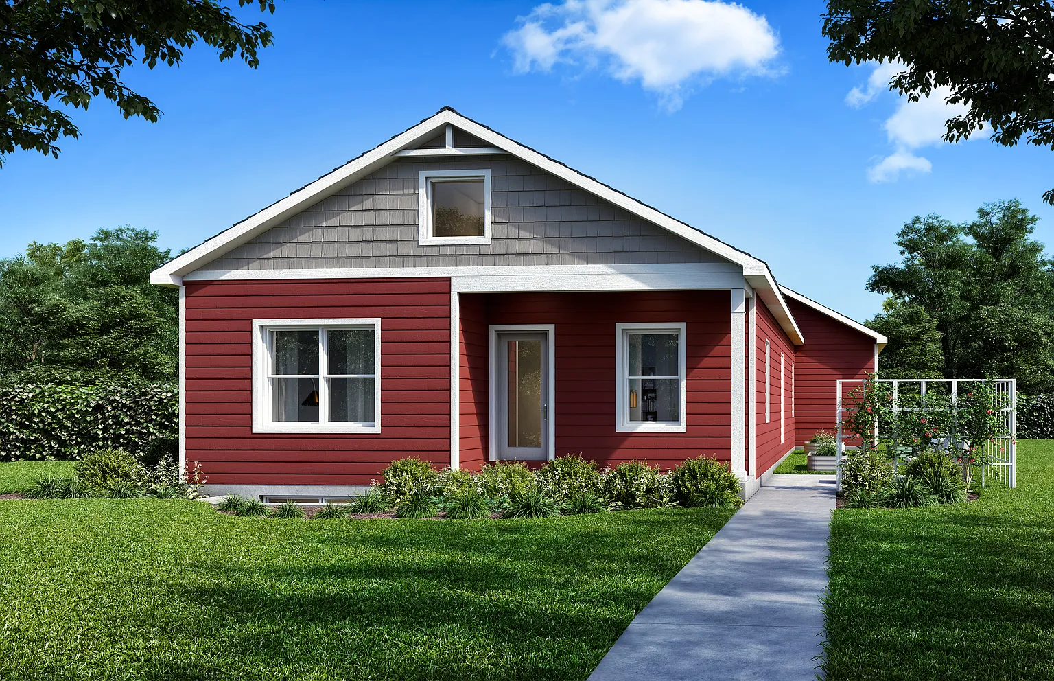 Midwest Cottage Carriage Plan, Point Gardens photo 1