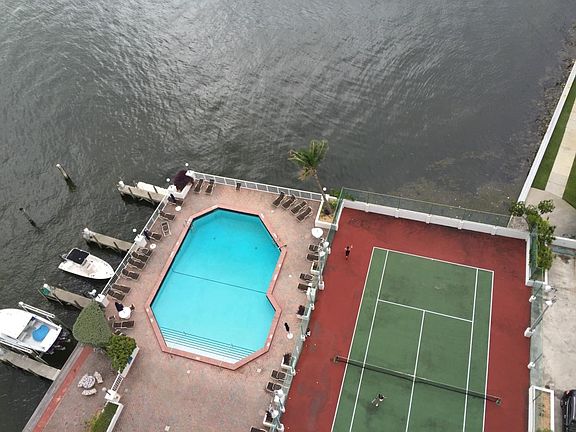 Pool and Tennis Court from PH B