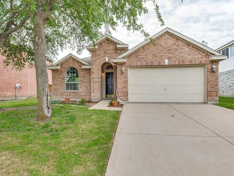 Front elevation with remote two car garage