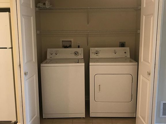In unit washer and dryer