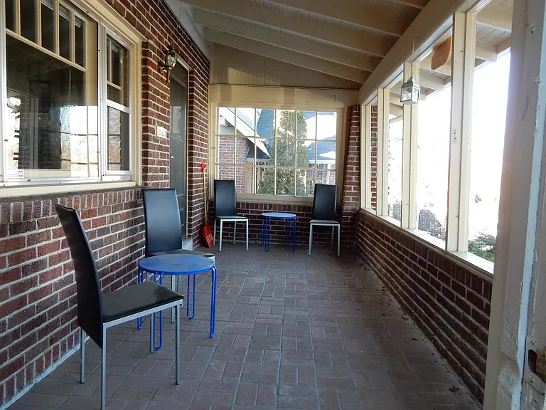 Screened in Porch facing East