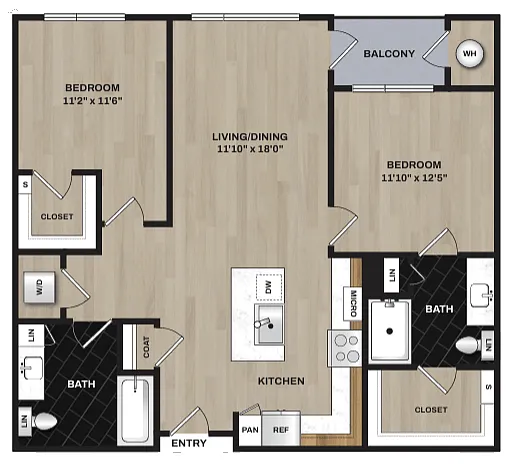 Floor plan B1A