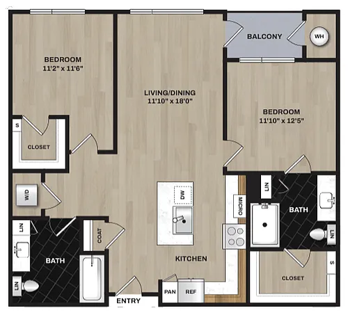 Floor plan B1A