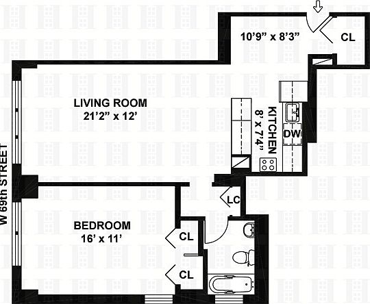 1st image of 2021 Broadway #10J