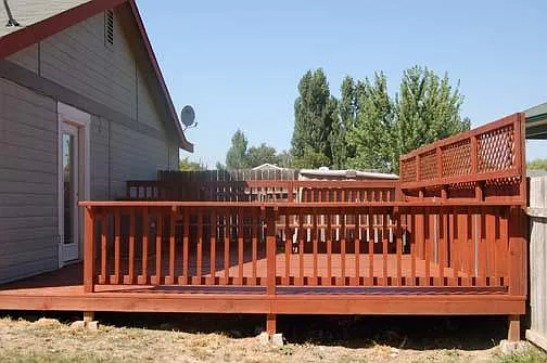 Large Redwood Deck