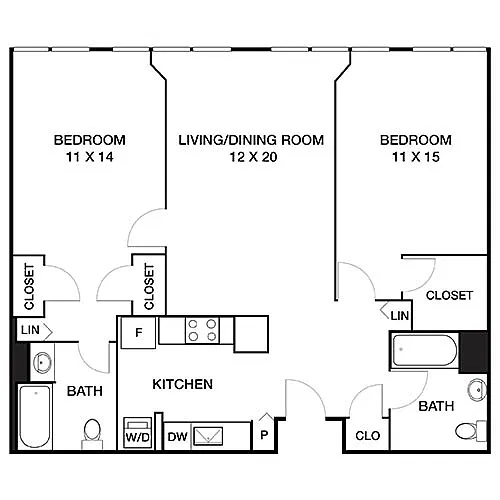 Floor plan Collins