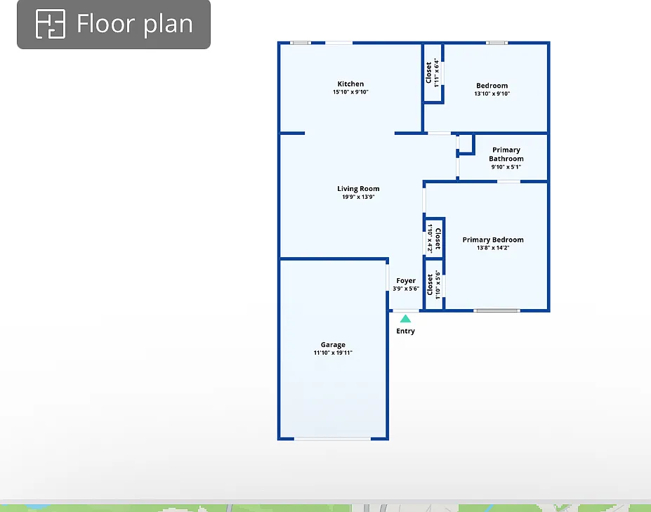 2 bed, 870 sqft, $1,325 — Photo 2
