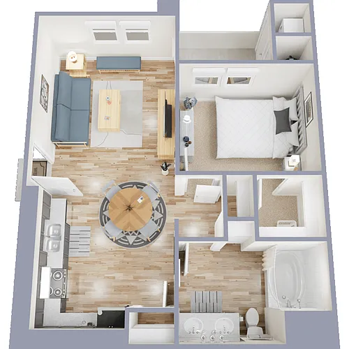 Floor plan Plan 1A