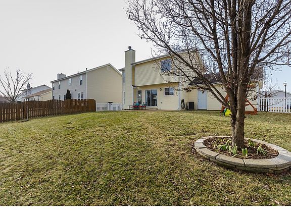 Beautiful large fenced backyard.