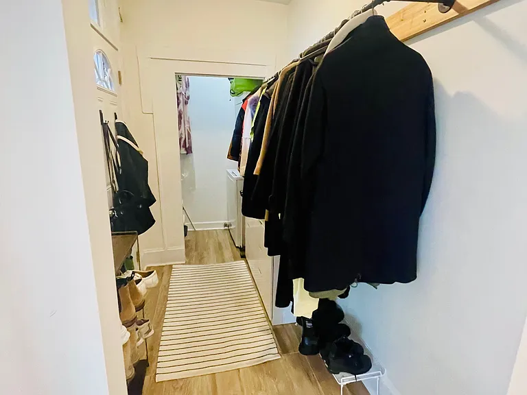 Entry, mudroom area