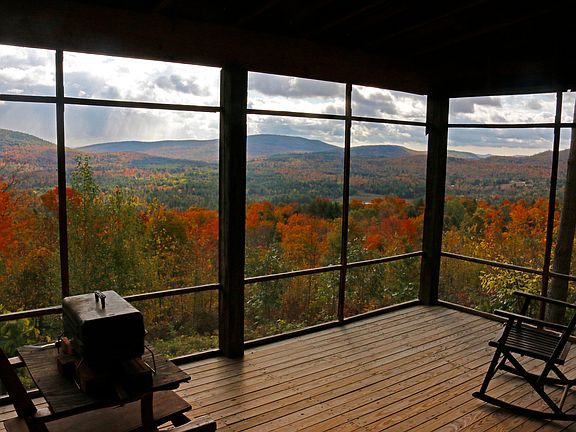 View from 12x16 porch