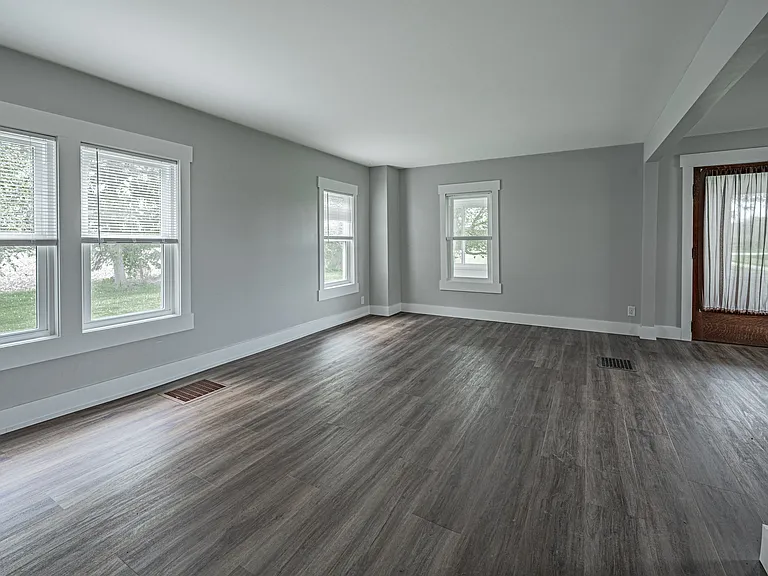 All new luxury vinyl plank flooring on main level and new carpet on second floor