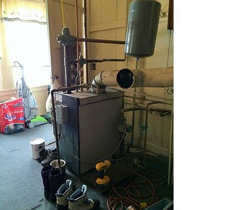 Furnace room on the main level