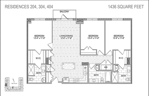 Floor plan 404