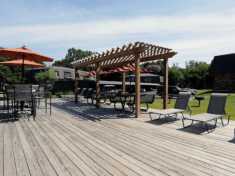 Deck Lounge Area On-Site