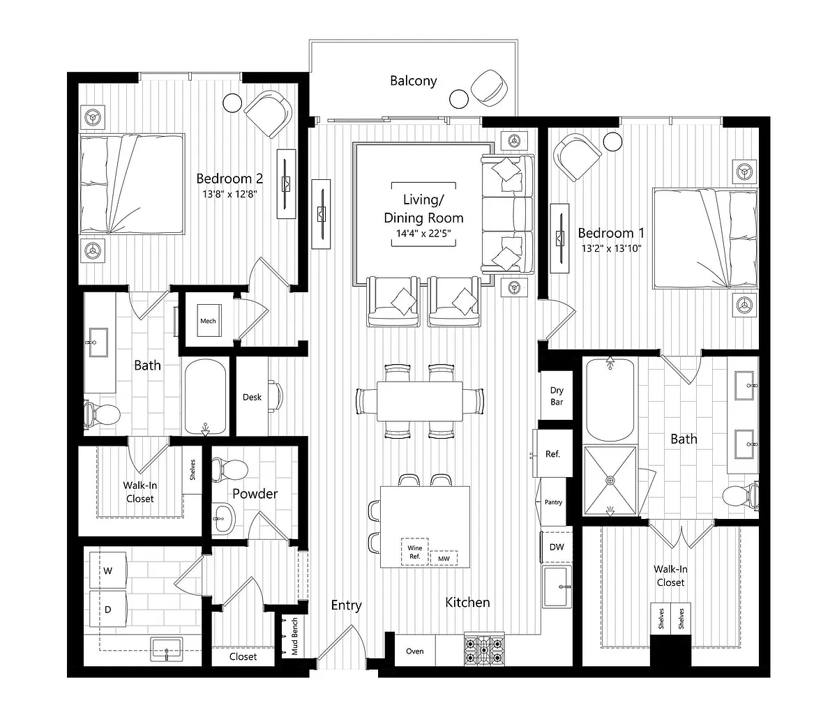 Floor plan B6