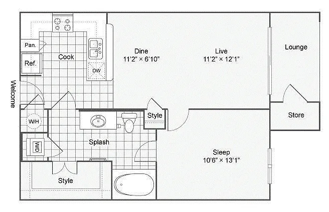 Floor plan A1