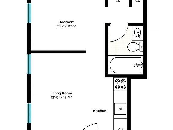 2nd image of 214 Avenue A APT 1F