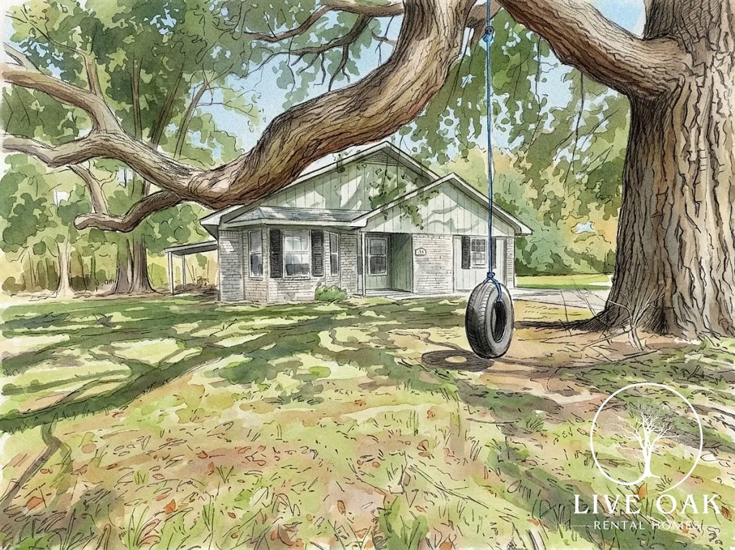 Charming 4-bedroom/2-bath home in Smiley Woods Subdivision — Photo 1