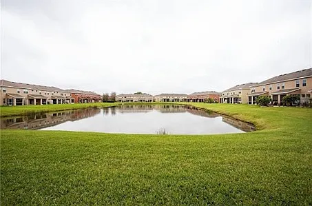 Views of pond from screened Lanai