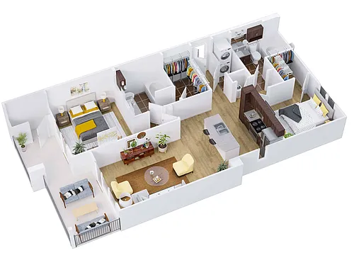 Floor plan B3