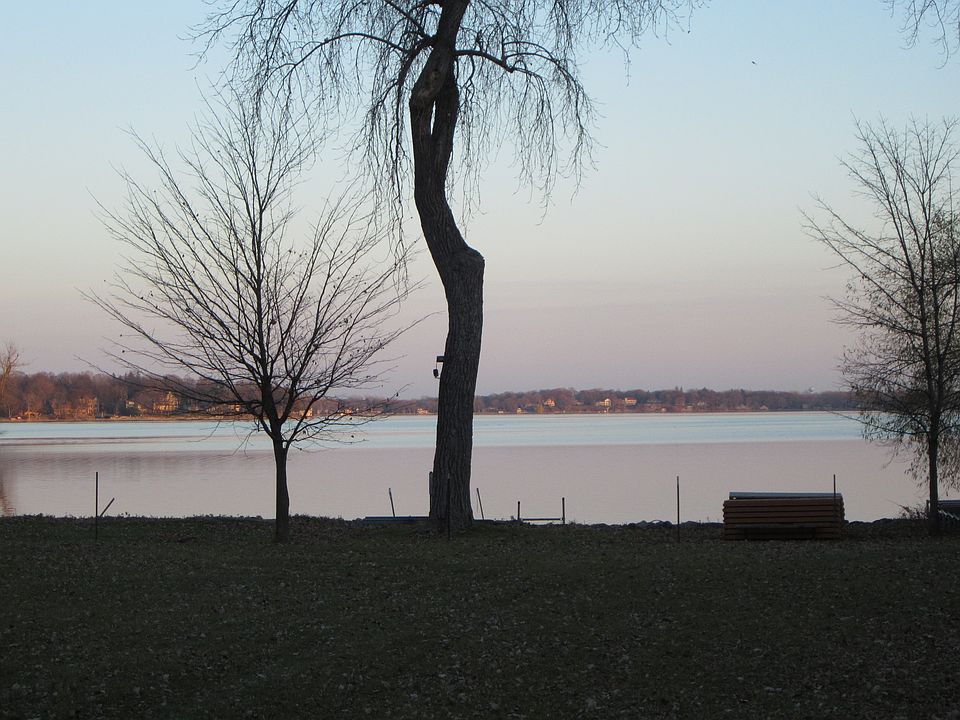 Lake view from living room