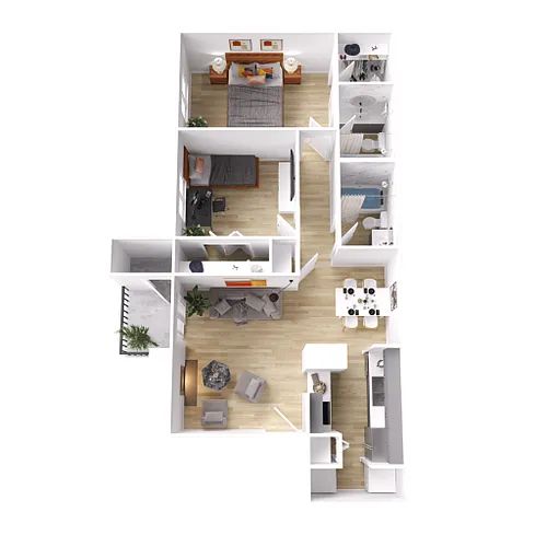 Floor plan B1