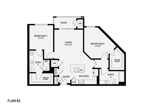 Floor plan B3