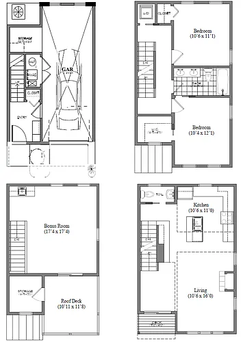Floor plan Chelsea Point Townhomes