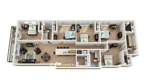 Floor plan 5X3