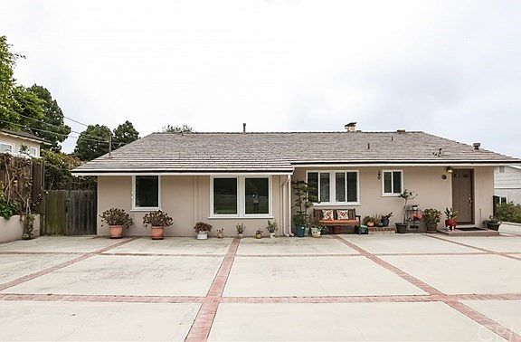 View from back yard of home