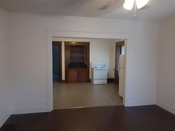 View from main to kitchen