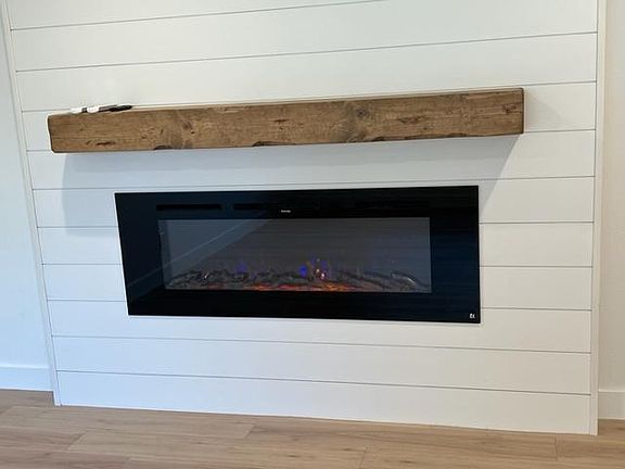 fireplace close up