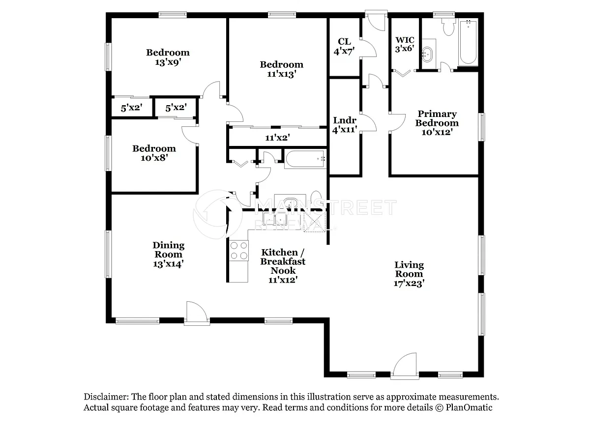 Floor Plan - 1349 Parkwood St