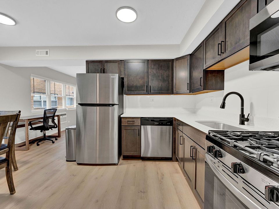 Kitchen is stocked with cooking essentials. Basic cookware, utensils, and flatware provided.