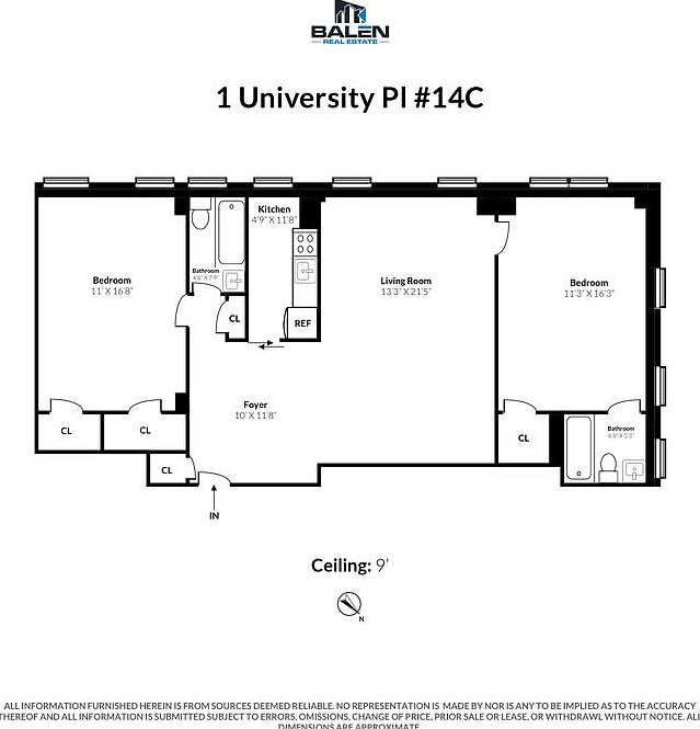 1st image of 1 University Pl APT 2C