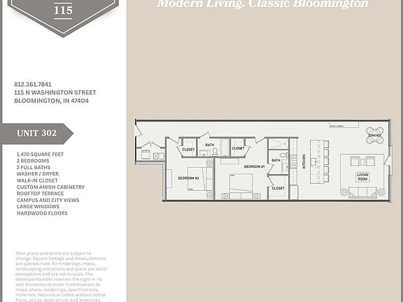 5th image of 115 N Washington St Unit 302