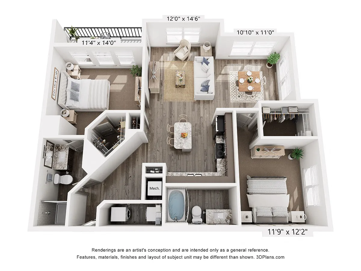 Floor plan B4