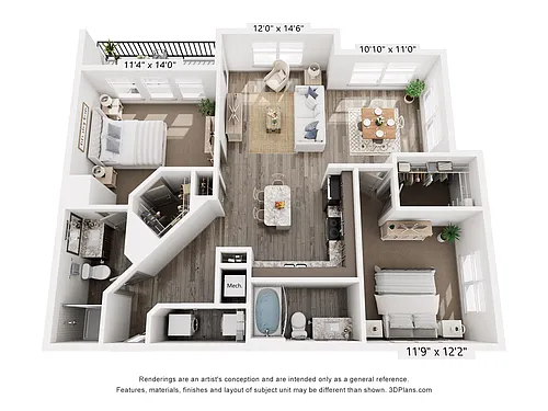 Floor plan B4