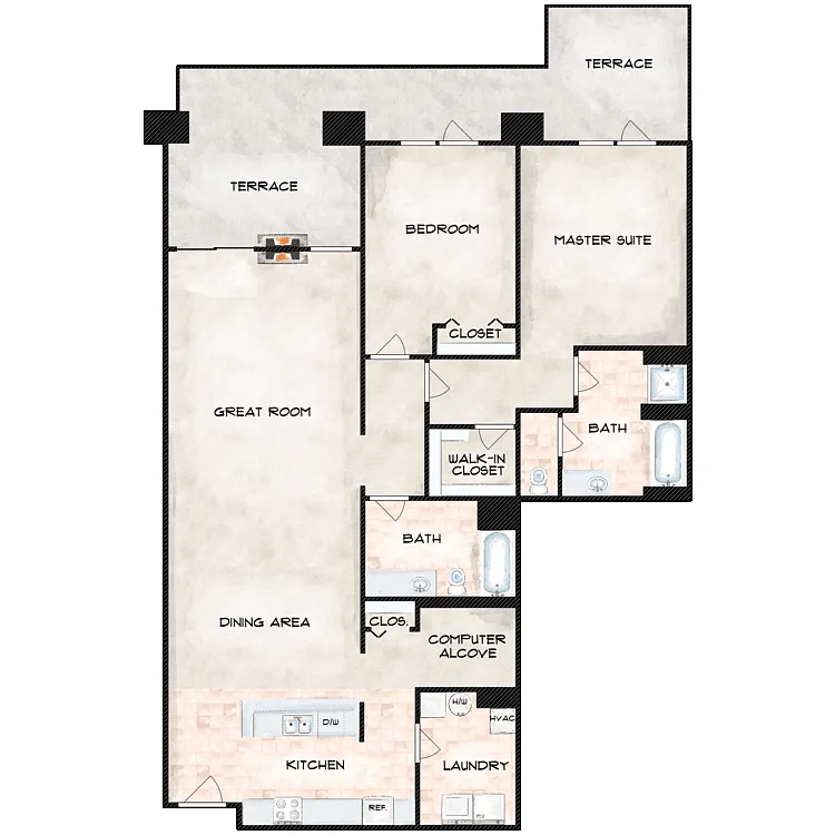 Floor plan Newbury