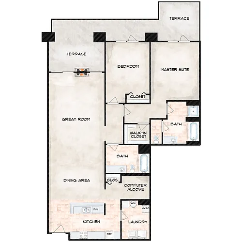 Floor plan Newbury