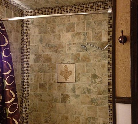Newly Tiled Shower