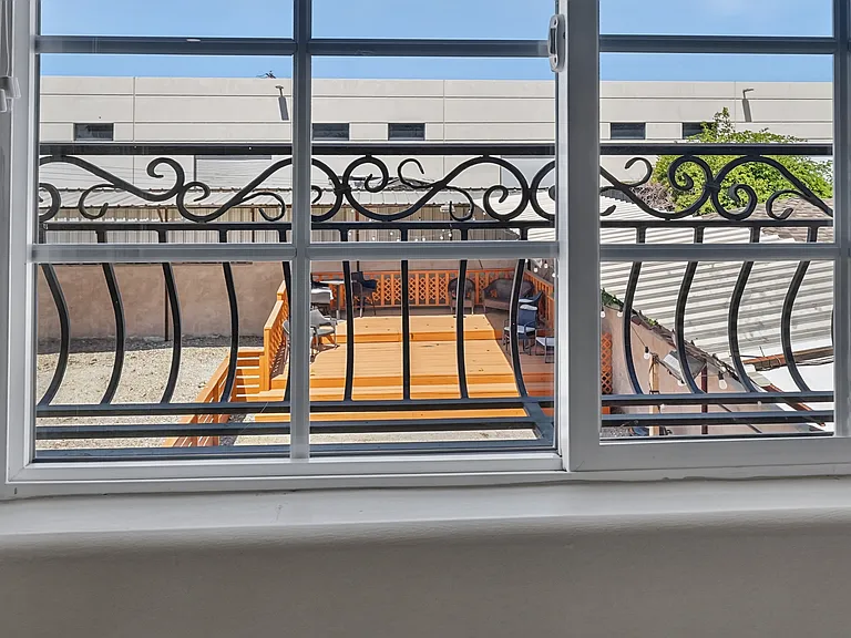View of Backyard from Living Room