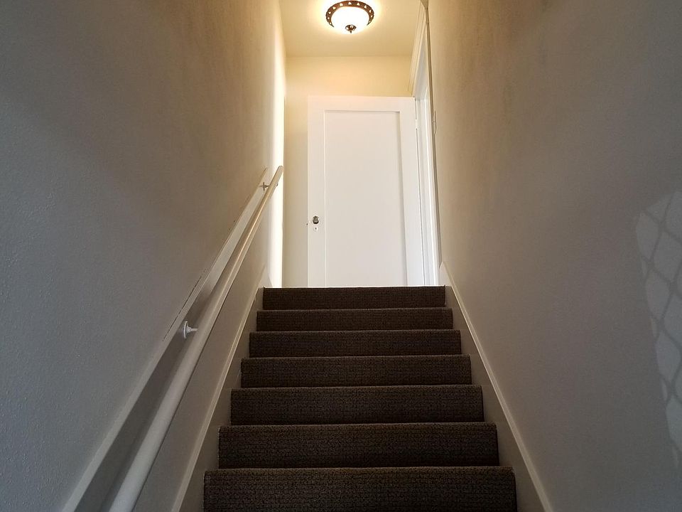 Looking up from the entryway.