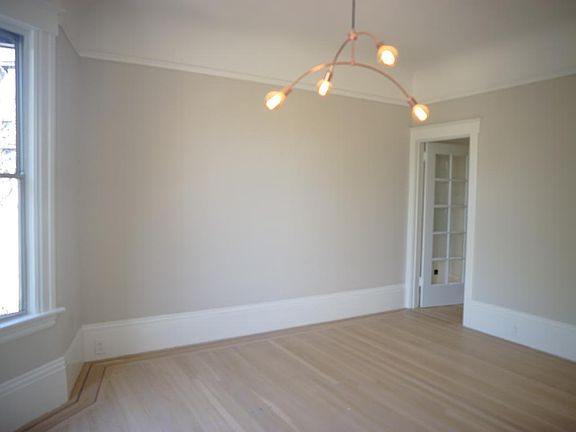 Living room with beautiful light fixture