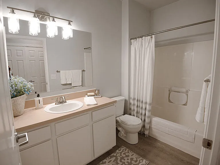 Spacious Bathrooms