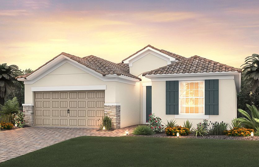 Elevation FM2A with stone