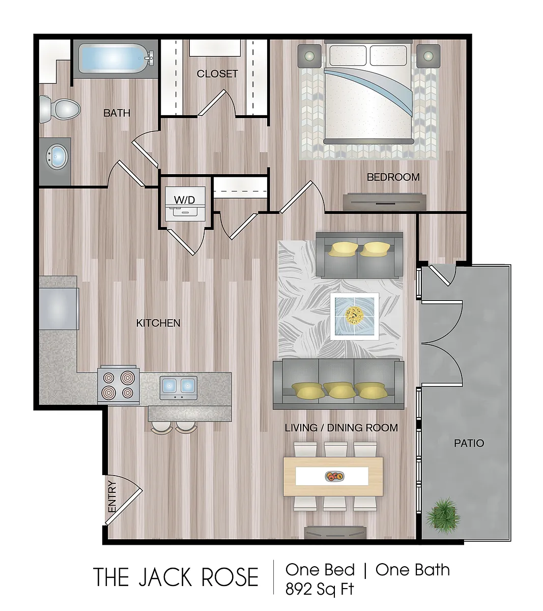 Floor plan The Jack Rose (Grand)